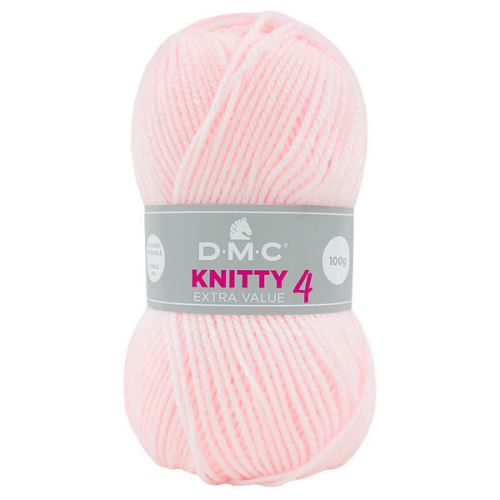 Priadza Knitti 4 100g, svetlo ružová - odtieň 851