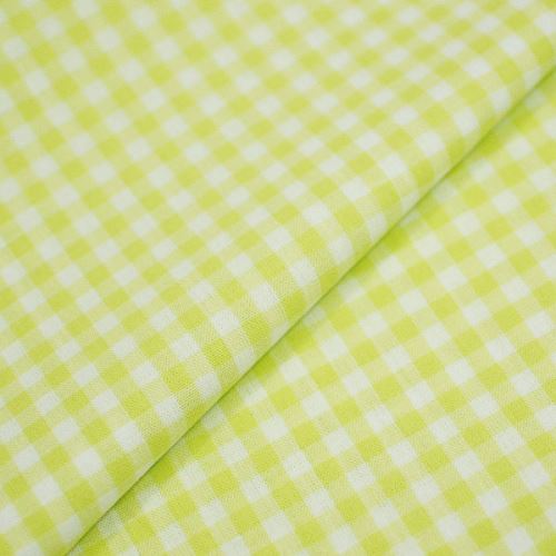 Kanafas 22905 limetkovo-biela kocka 5 x 5mm, š.155