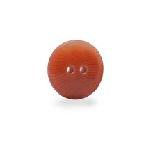 Knoflík 22mm, oranžový s mramorováním, lesklý (1)