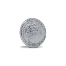 Gombík strieborný s krčkom, priemer 20 mm (1)