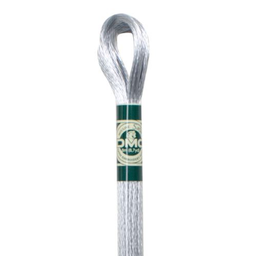 Priadza Mouline SATIN, strieborná - odtieň S415