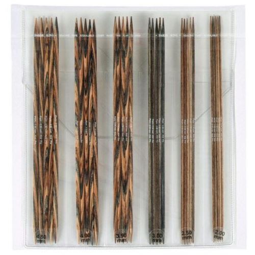 Set ponožkových ihlíc Prym Natural 20 cm, veľkosť 2,0 - 4,50
