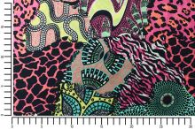 Šatovka pestrobarevná, africký motiv, š.145 (3)