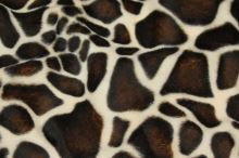 Kožušina žirafa, hnedožltý vzor, š.150