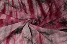 Šatovka hnědo-růžová batika, š.140