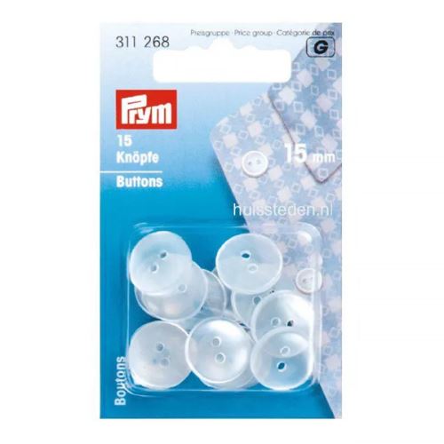 Gombíky Prym na obliečky, 15 mm