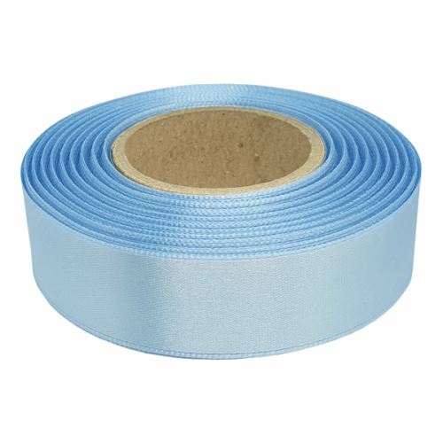 Stuha atlasová baby blue, šírka 24mm
