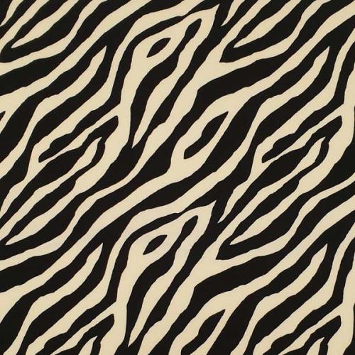 Úplet N6651, krémovo-čierna zebra, š.155