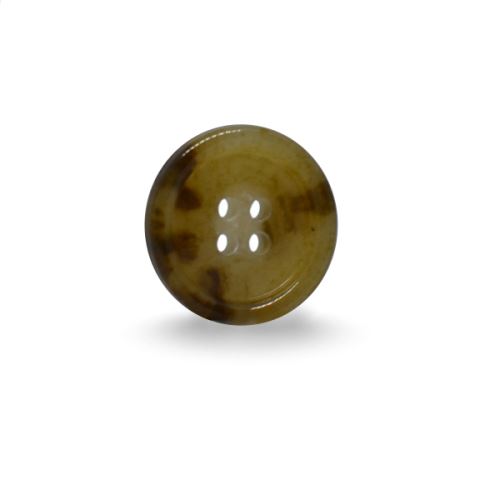 Knoflík 20mm, hnědobéžový, lesklý
