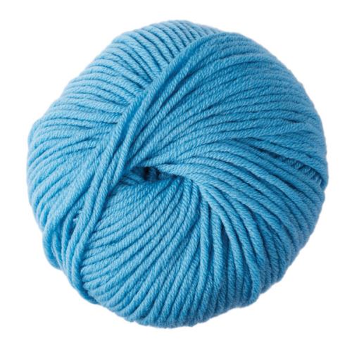 Priadza WOOLLY 5 50g, azúrová - odtieň 73