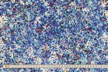 Softshell 22519, modré konfety, š.145