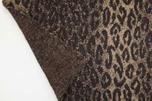 Kabátovina 20850, béžovo-hnědý zvířecí vzor, š.125