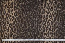 Kabátovina 20850, béžovo-hnedý zvierací vzor, š.125