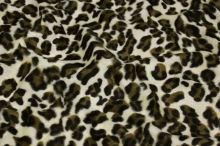 Kožušina leopard, hnedo-čierny vzor, š.150