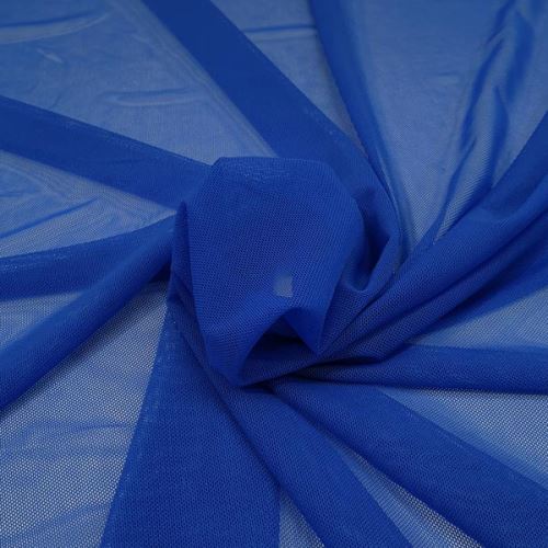 Elastický tyl VAPOR, kráľovská modrý, š.140