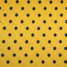 Úplet LINO žlutý, černý puntík, š.150