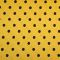 Úplet LINO žltý, čierne bodky, š.150