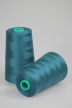 Nit KORALLI polyesterová 120, 5000Y, odstín 5880, modrá-zelená