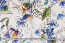 Šatovka biela, modro-oranžové kvety, š.145