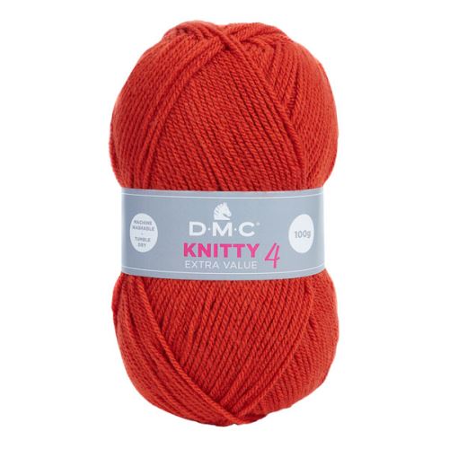 Priadza KNITTY 4 100g, hrdzavá - odtieň 700