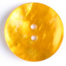 Gombík perleťový žltý 300905, 18mm