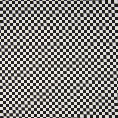 Úplet 21762, čierno-biela šachovnica, š.150