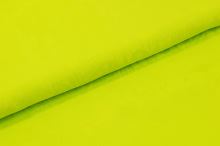 Šatovka N6313 neonově žlutá, tkaný vzor, š.145