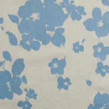 Šatovka N7070 režná, světle modré květy, š.135