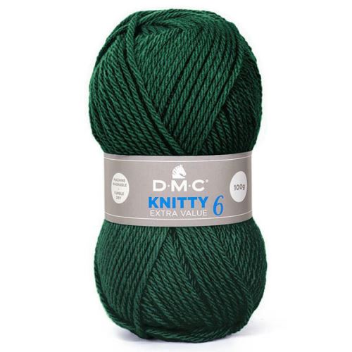 Priadza KNITTY 6 100g, zelená - odtieň 839