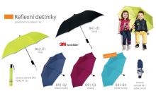 Reflexní deštník světle modrý