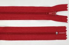 Zip spirálový 3mm délka 20cm, barva 148 červená