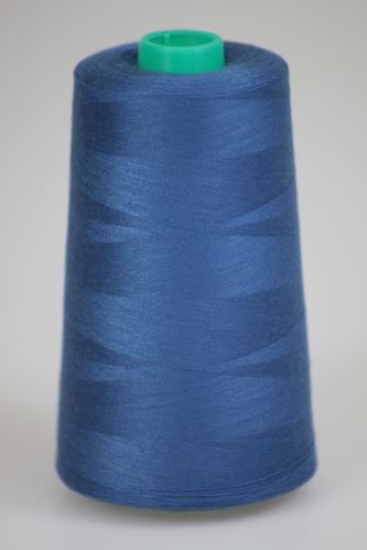 Nit KORALLI polyesterová 120, 5000Y, odstín 5545, modrá