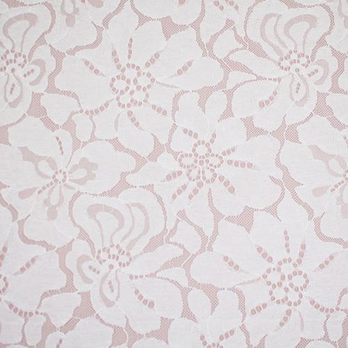 Čipka ivory 057, kvetinový motív, š.145