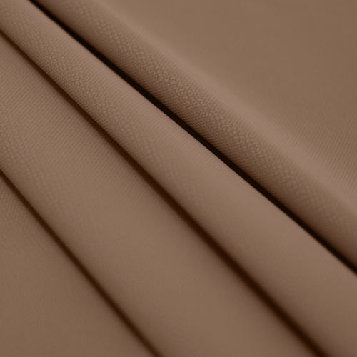 Koženka N6947 z rubu česaná camel, drobný vzor, ​​š.145