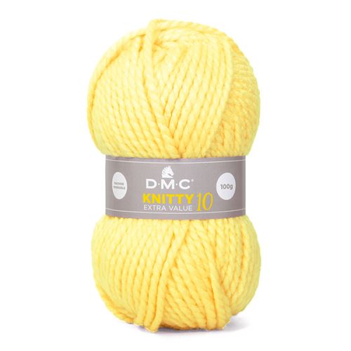 Priadza KNITTY 10 100g, žltá - odtieň 957