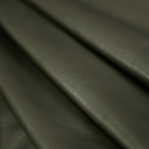 Koženka N6223 z rubu česaná khaki, š.145