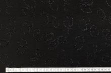 Šatovka 17262 čierna vzor, š.145