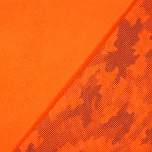Softshell oranžový neon, reflexní vzor, š.145