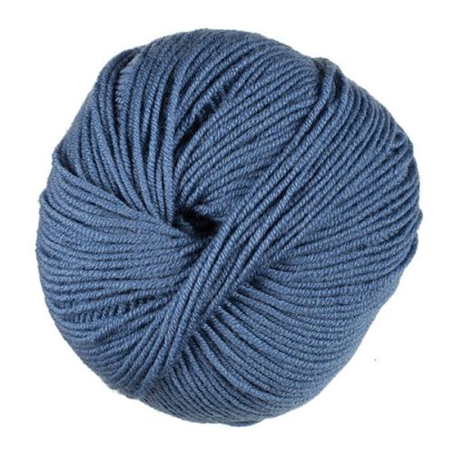 Priadza WOOLLY 50g, modrá - odtieň 075