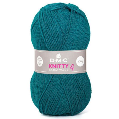 Priadza Knitti 4 100g, tmavo tyrkysová - odtieň 668