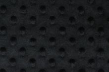 Minky čierne, pretláčané ťuplíky, š.150