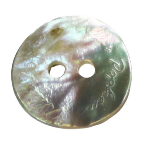 Gombík perleťový K24-11, priemer 15 mm.