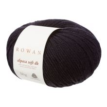 Příze ROWAN Alpaca Soft DK 50g, černá - odstín 216
