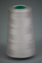 Nit KORALLI polyesterová 120, 5000Y, odstín 3405, růžová-bílá