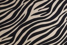 Šatovka ARIANNA, béžovo-černá zebra, š.150 (5)