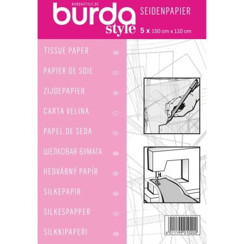 Hodvábny papier Burda, 150x110 cm, 5ks