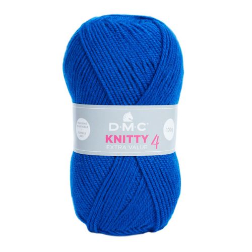Priadza KNITTY 4 100g, kráľovsky modrá - odtieň 979