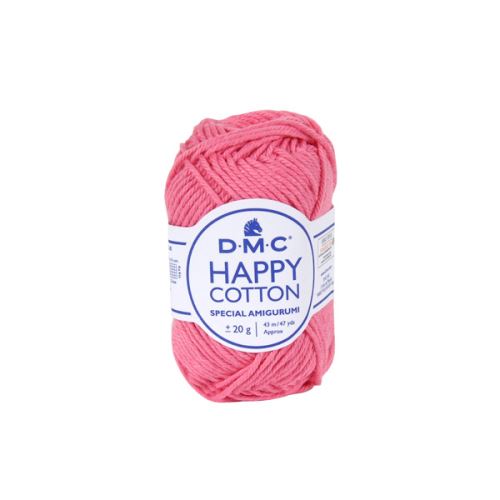 Priadza HAPPY COTTON 20g, ružová - odtieň 799