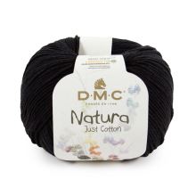Příze NATURA Just Cotton 50g, černá - odstín 11