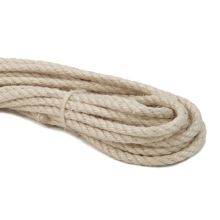 Jutový provaz krémový, š.6 mm,10m
